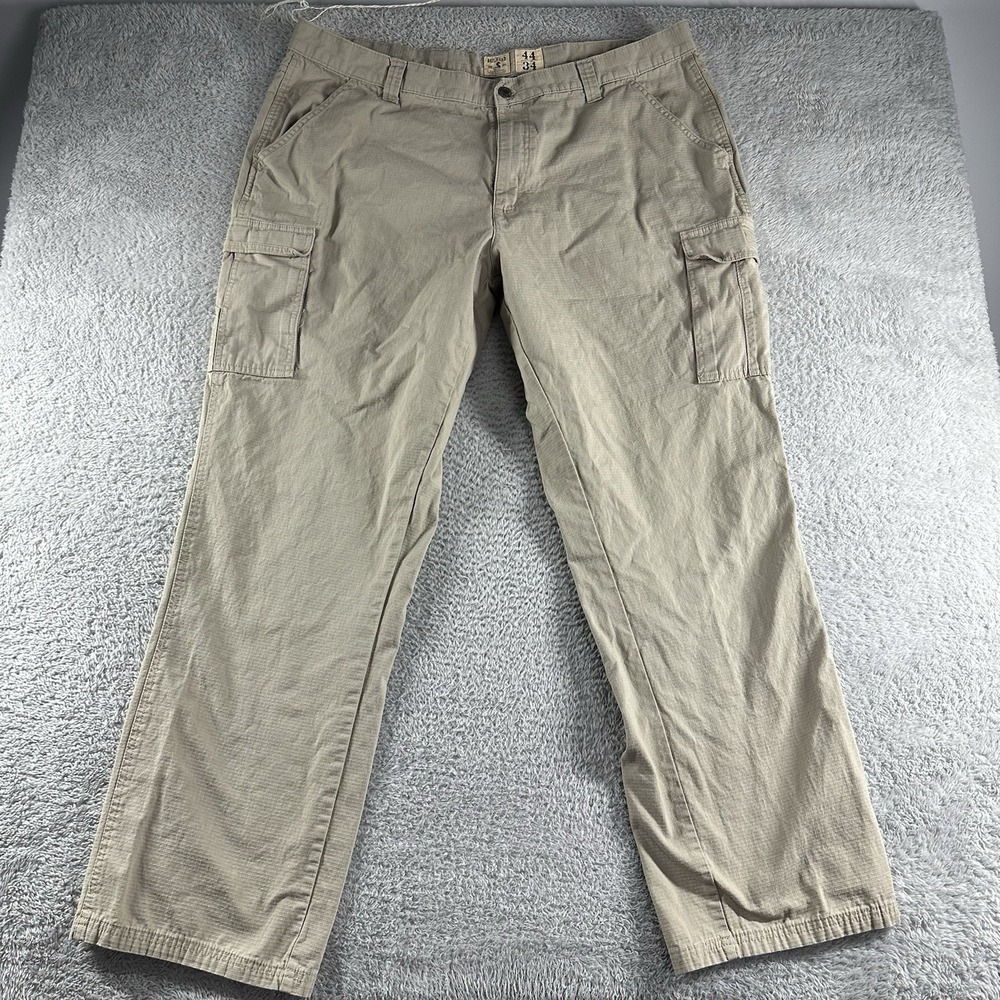 Red Head Cargo Pants Mens 44x34‎ Rip Stop Khaki Beige Brown Hiking Outdoors